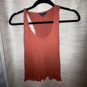 Scrunch tank top